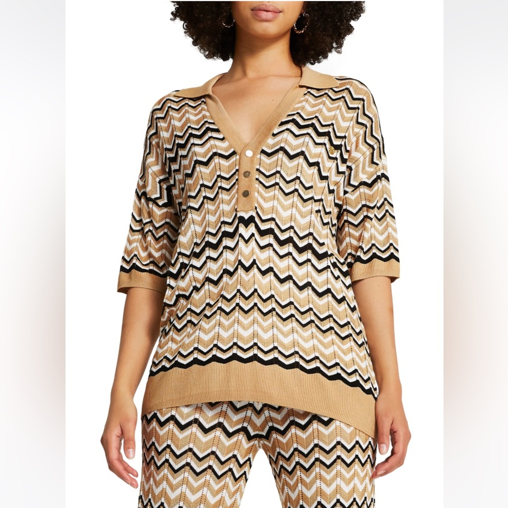 River Island Chevron Polo